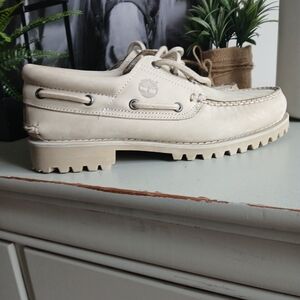 Timberland Men's Cream Boat Shoes